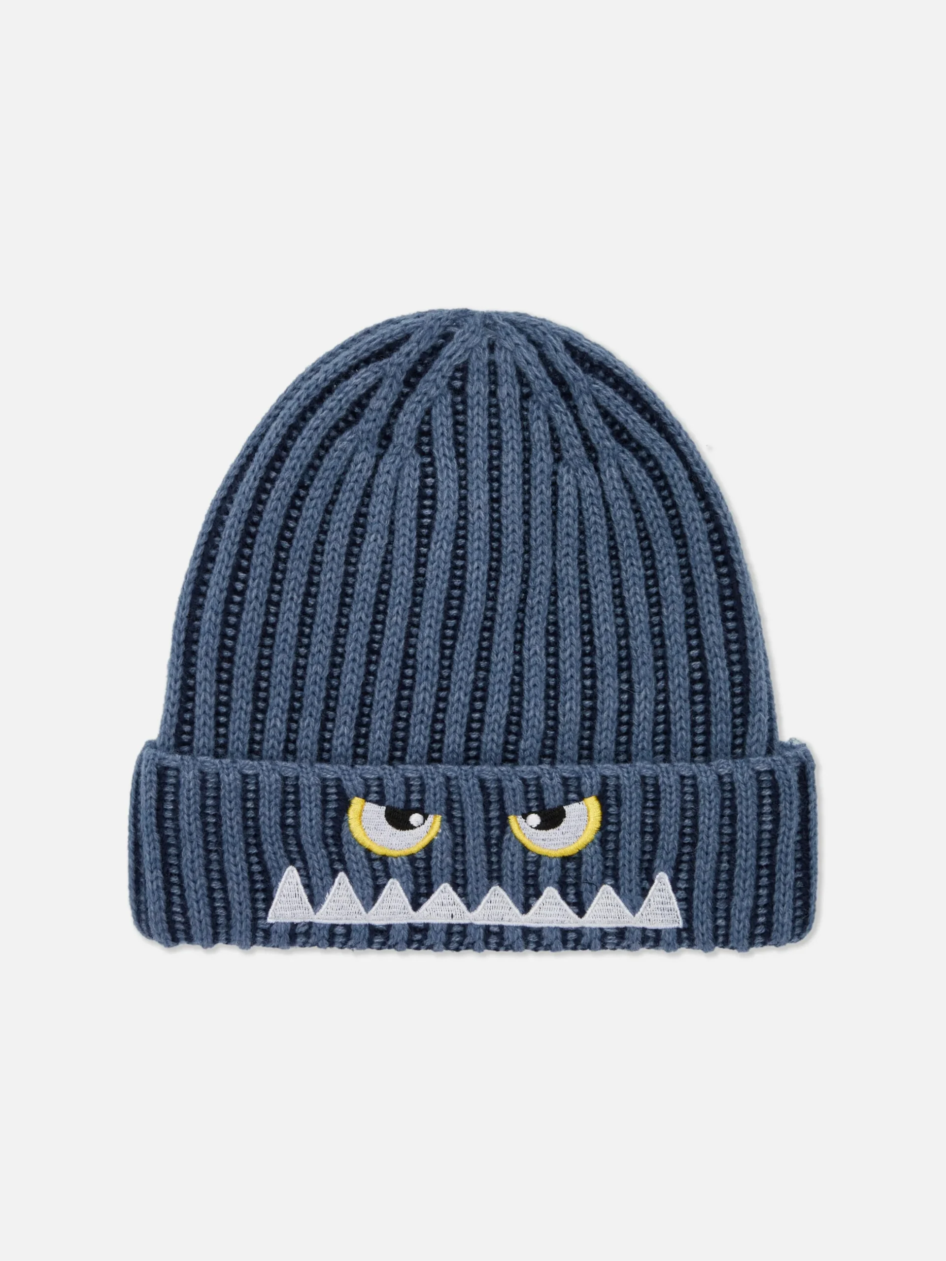 Gebreide Beanie Met Borduursel