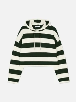 Gebreide Gestreepte Hoodie