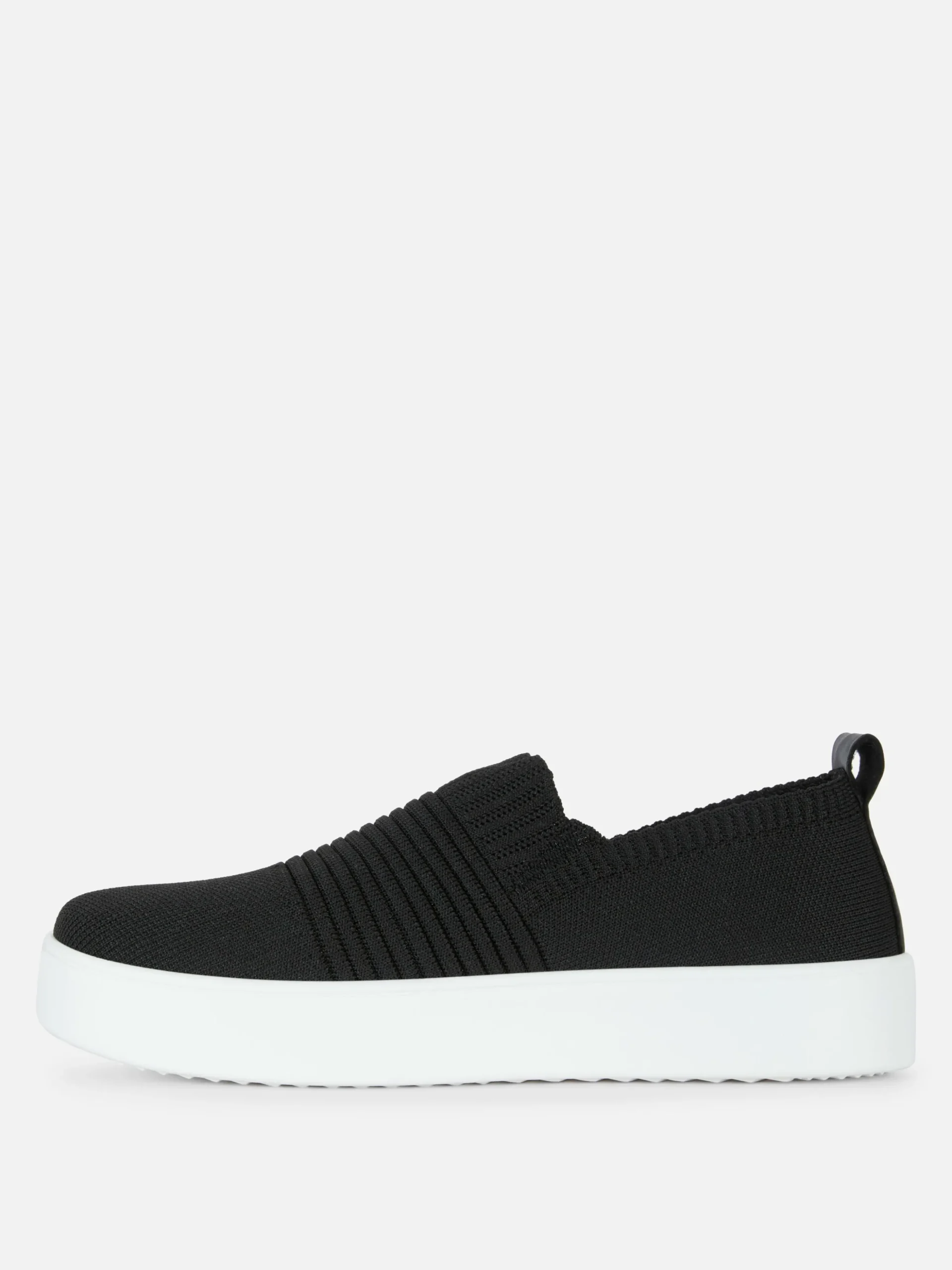 Gebreide Sneakers Met Ribbels