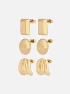 Gedraaide Oorknopjes, Set Van 3