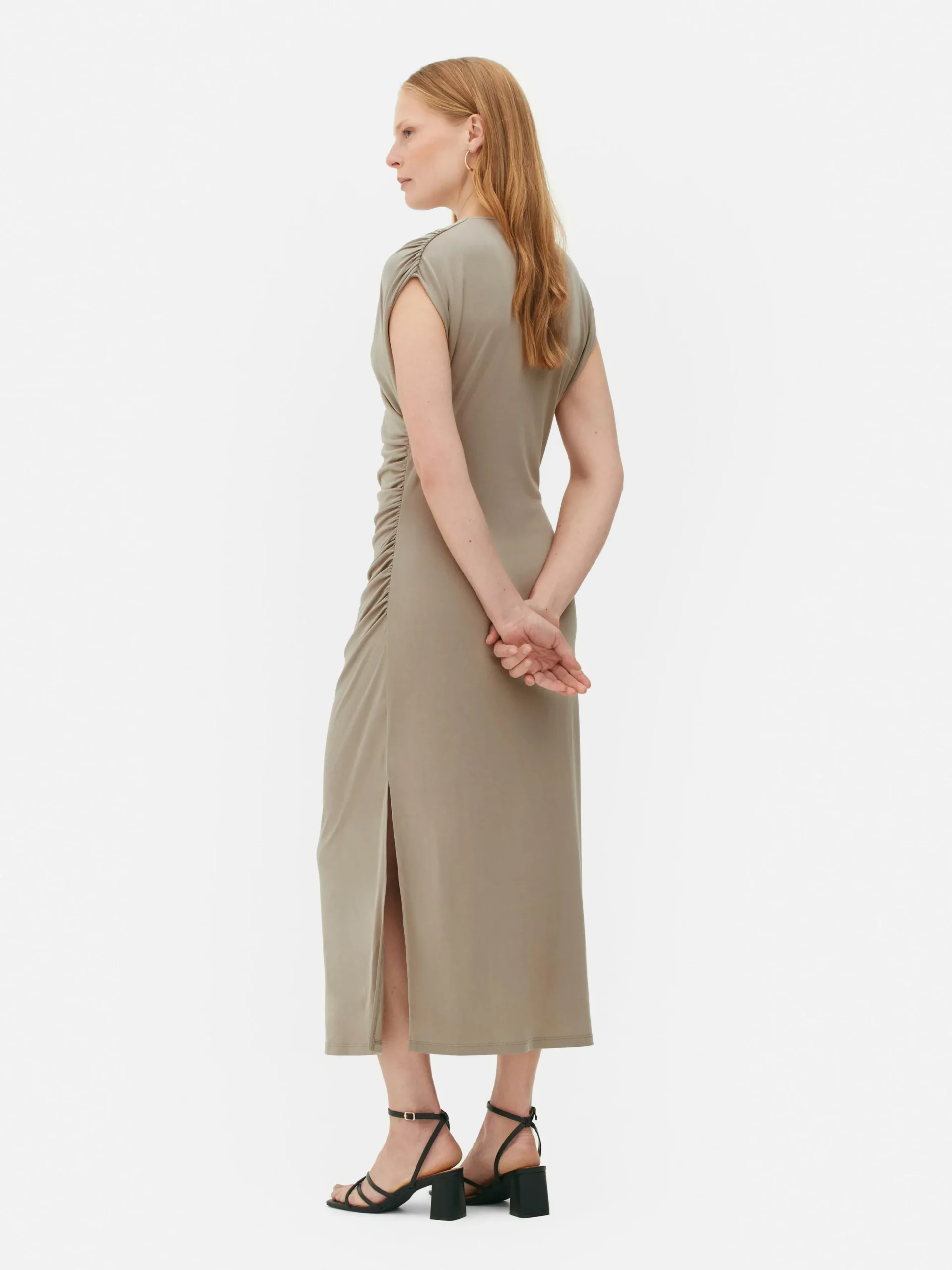Gedrapeerde Jersey Jurk The Edit