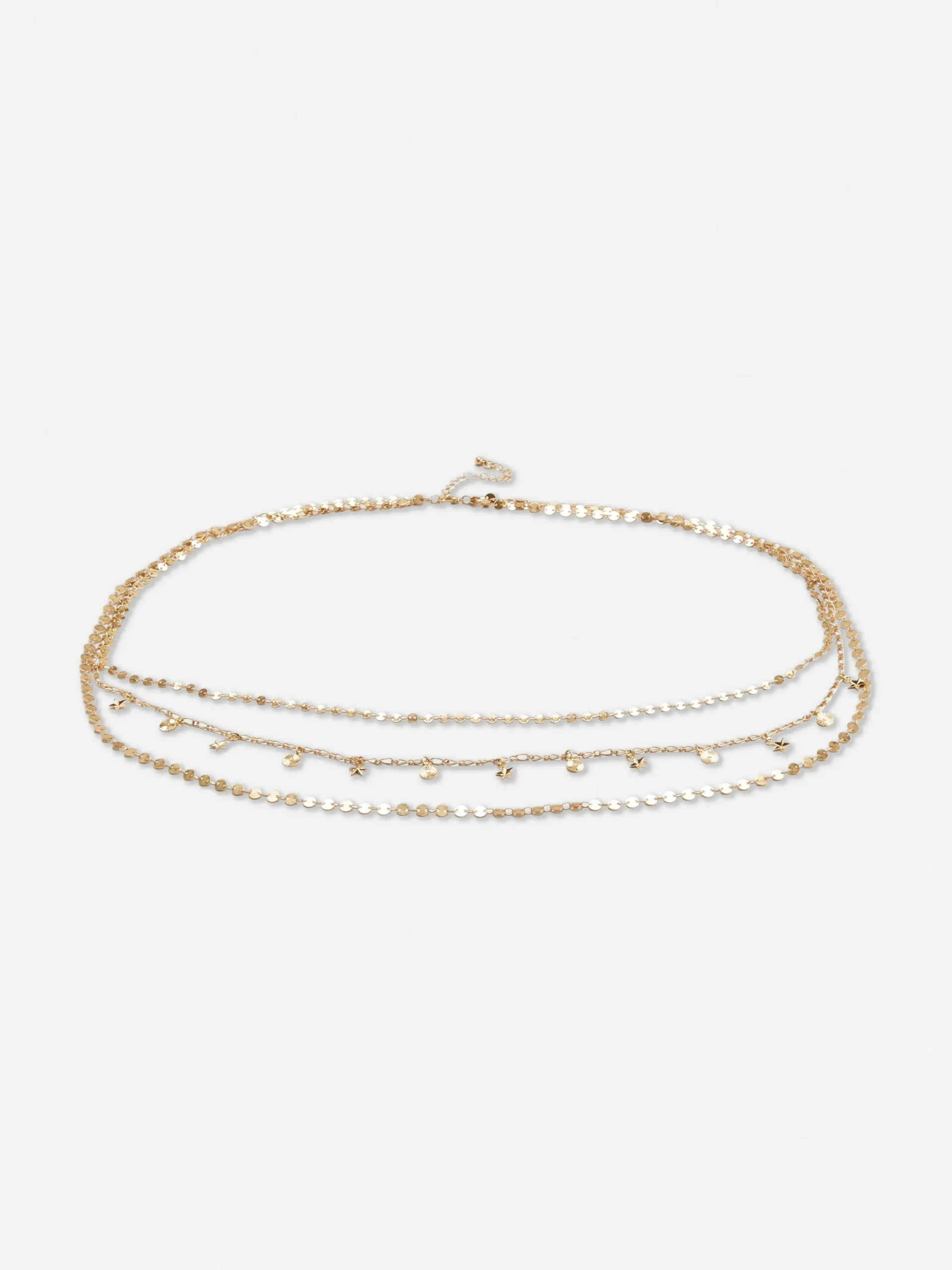 Gelaagde Buikketting Met Bedels
