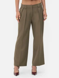 Geplooide Broek Met Wijde Pijpen Rita Ora