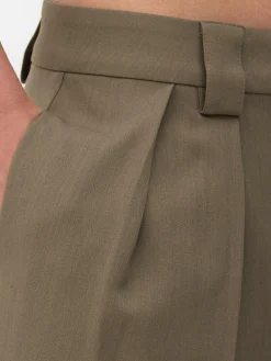 Geplooide Broek Met Wijde Pijpen Rita Ora