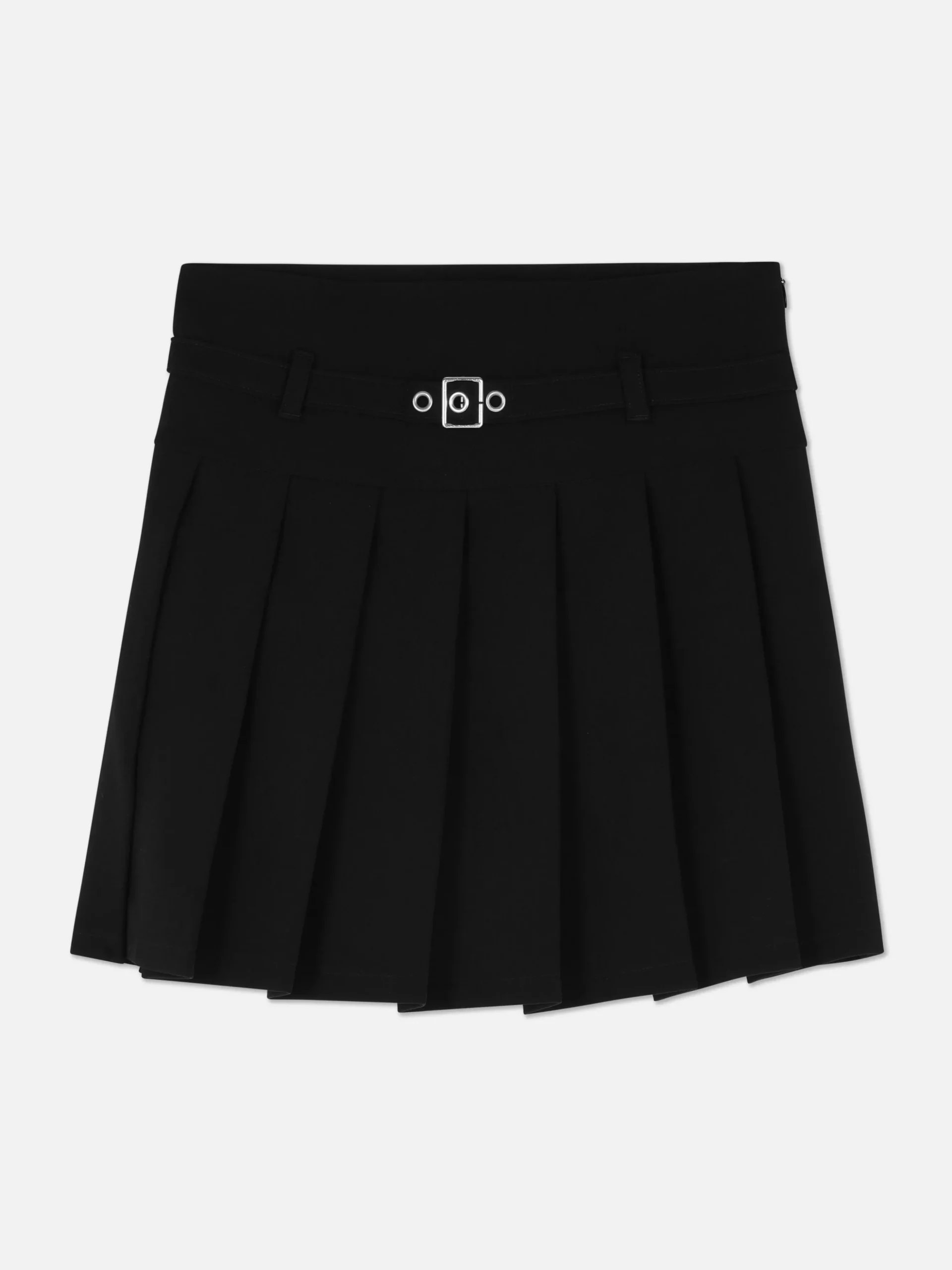 Geplooide Rok Met Gespriem