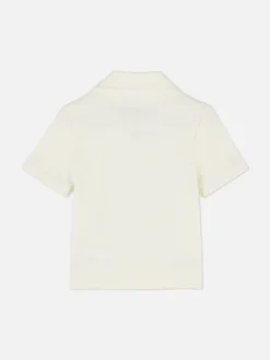 Geribd Poloshirt Met Korte Mouwen