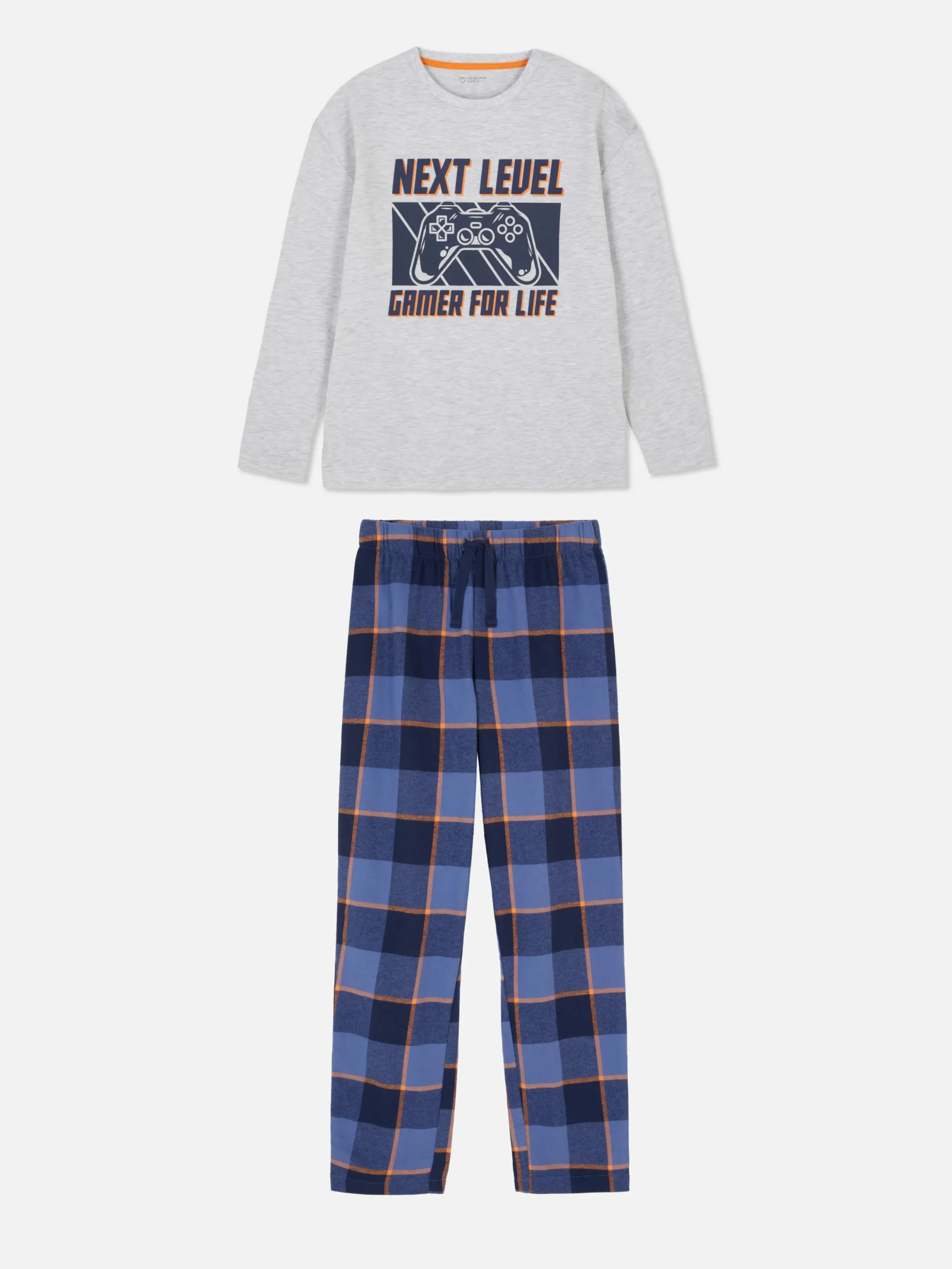 Geruite Gamer-pyjama