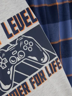 Geruite Gamer-pyjama