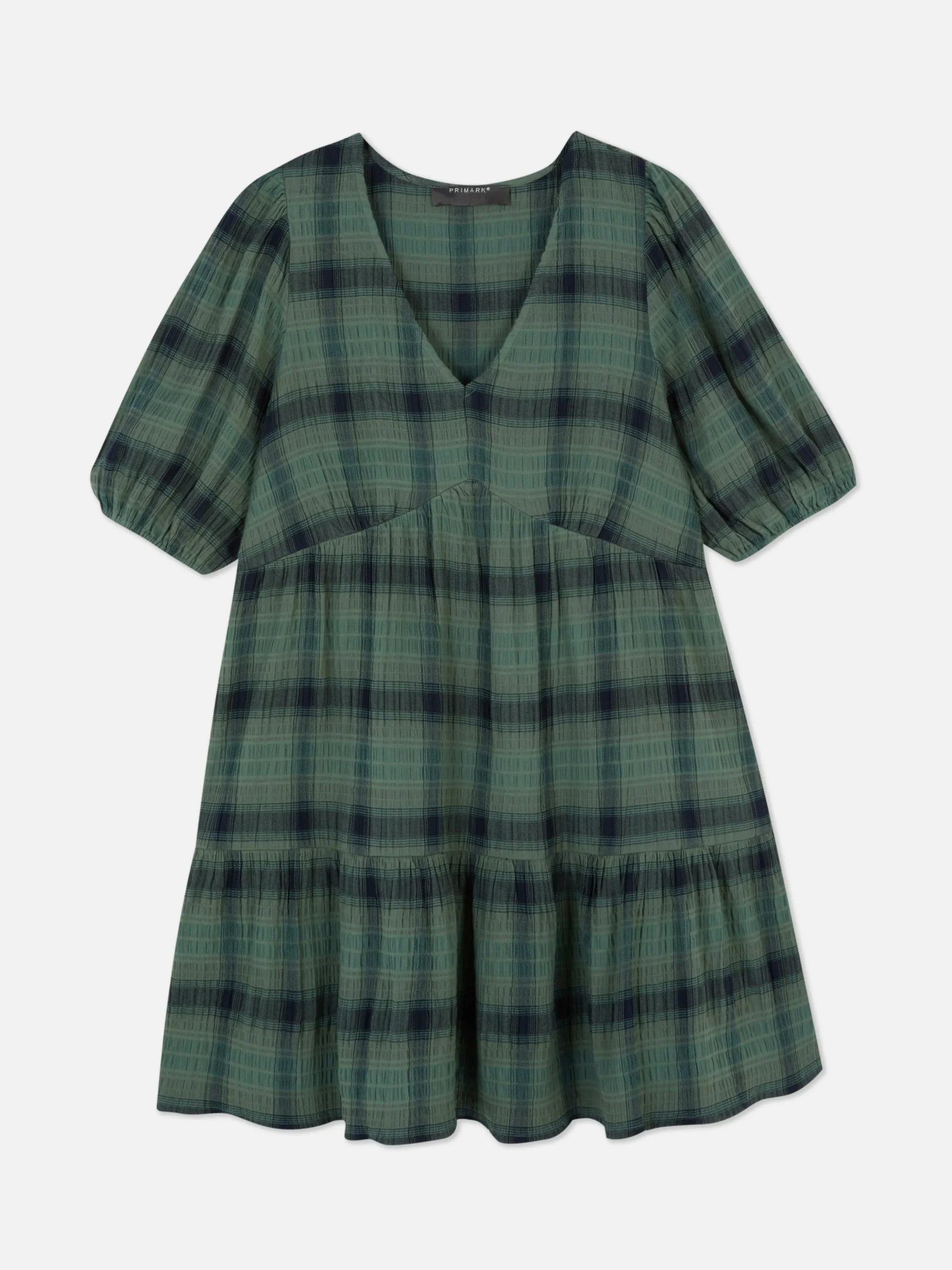 Geruite Mini-jurk