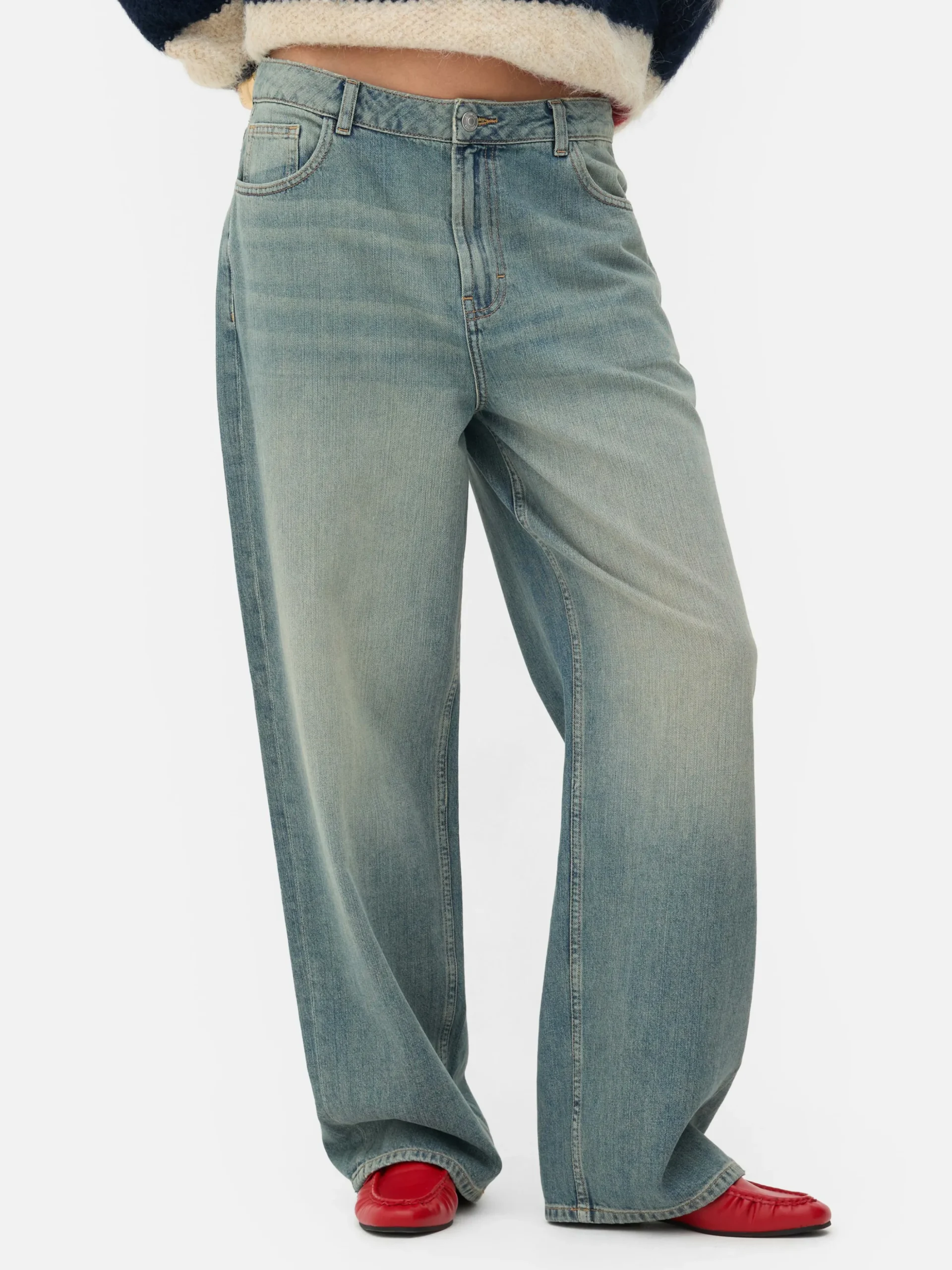 Gescheurde Dad-jeans Rita Ora