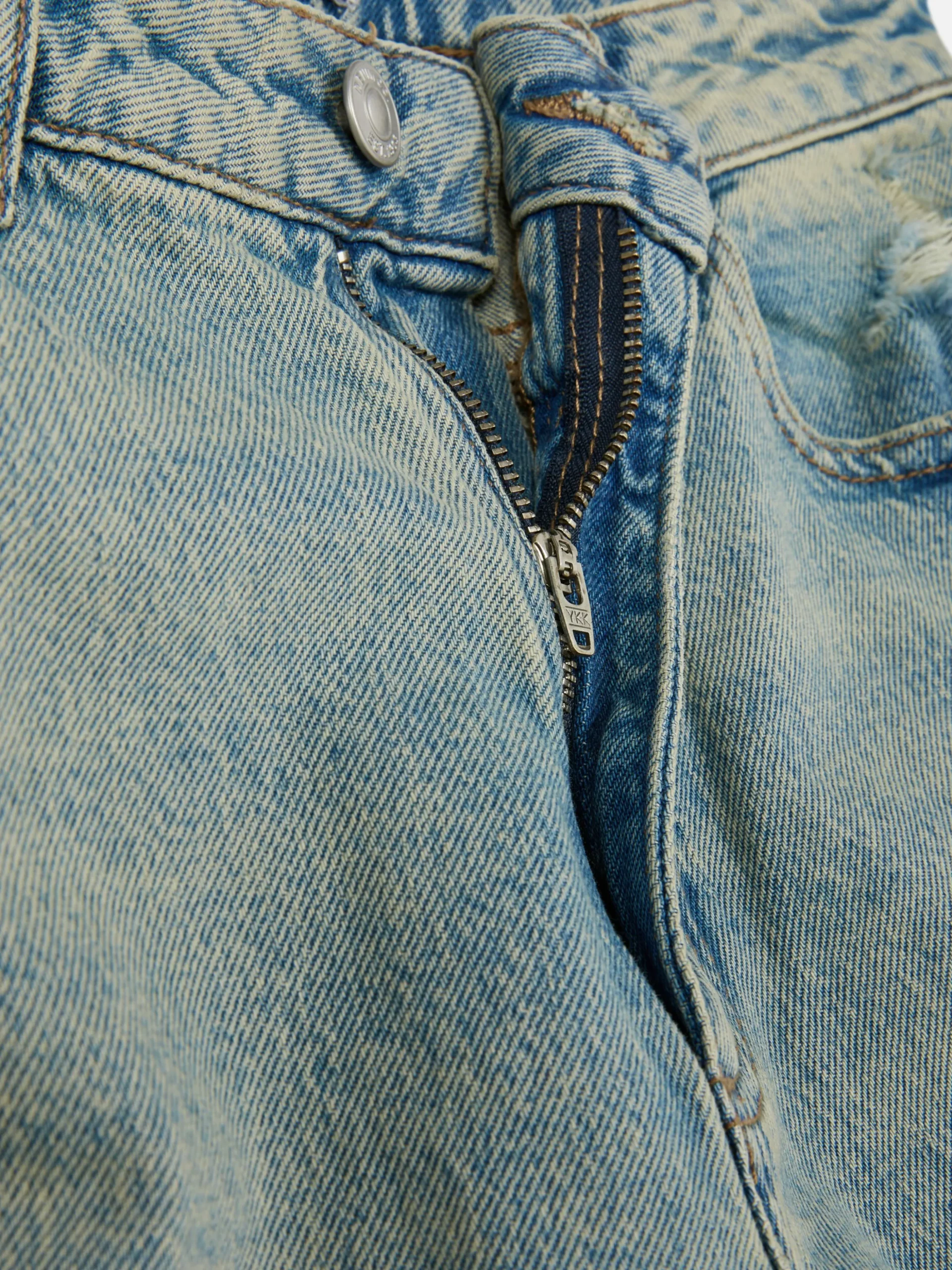 Gescheurde Spijkerbroek Met Hoge Taille