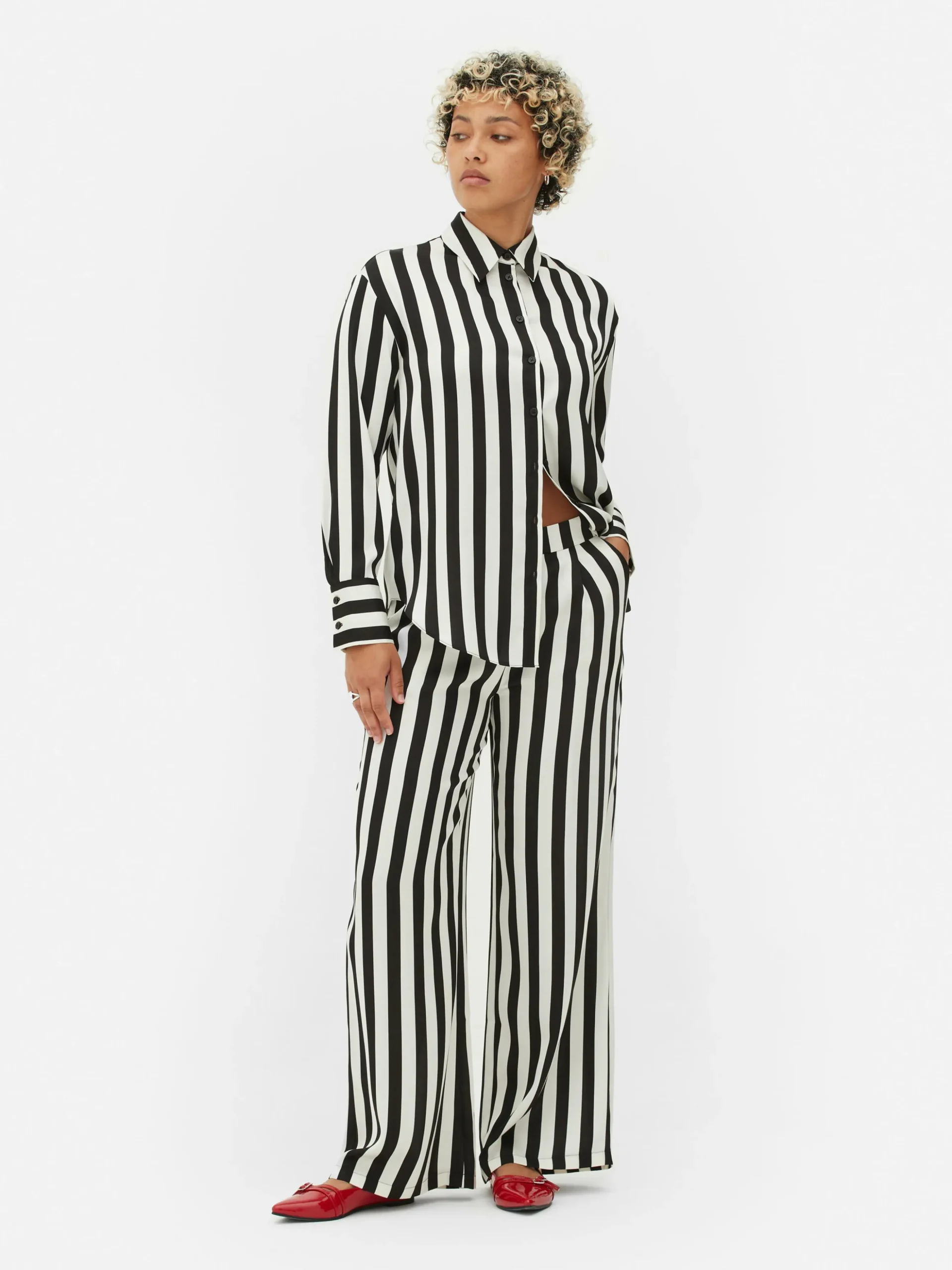 Gestreepte Broek Beetlejuice X Colleen Atwood