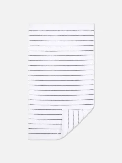 Gestreepte Handdoek Met Textuur