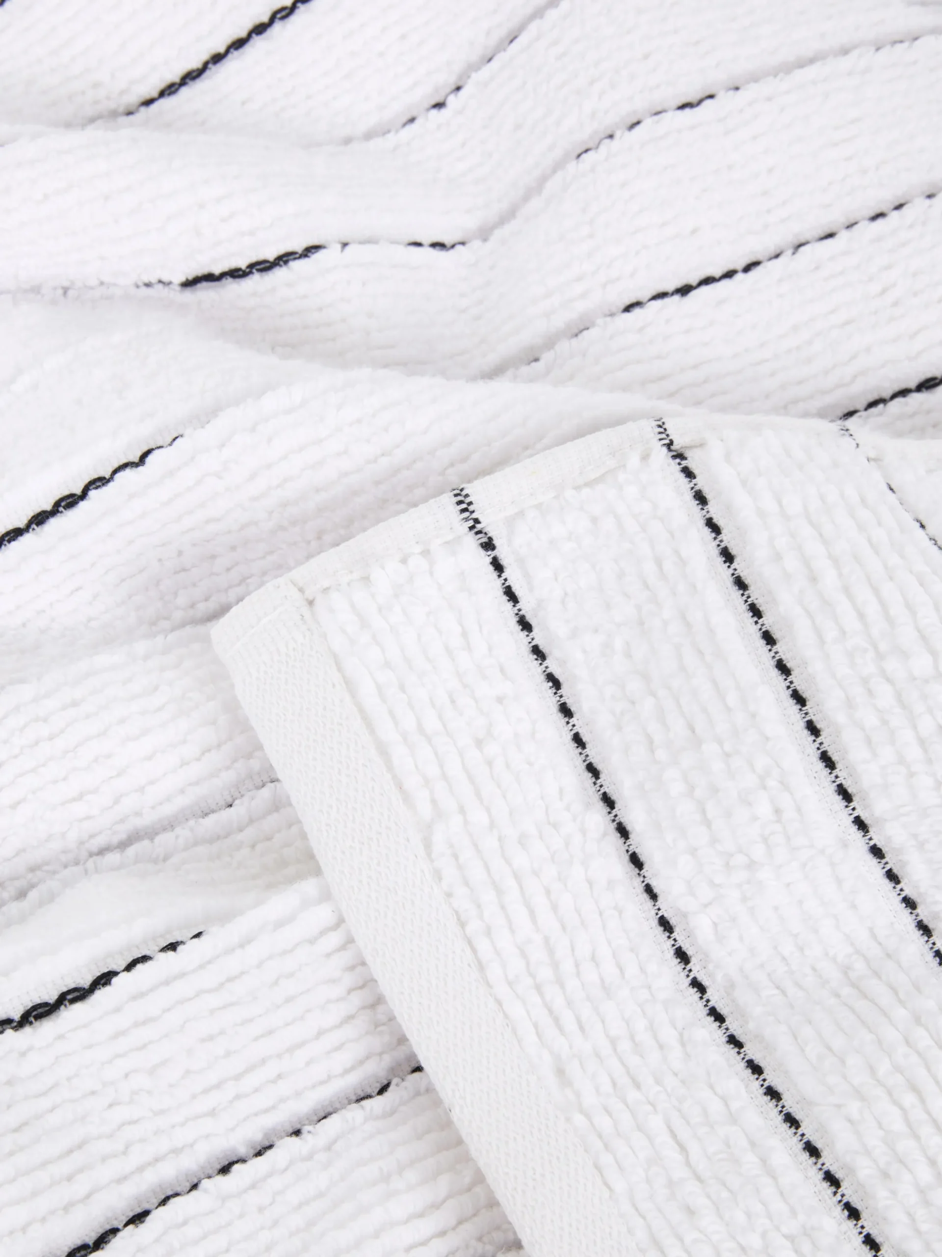 Gestreepte Handdoek Met Textuur