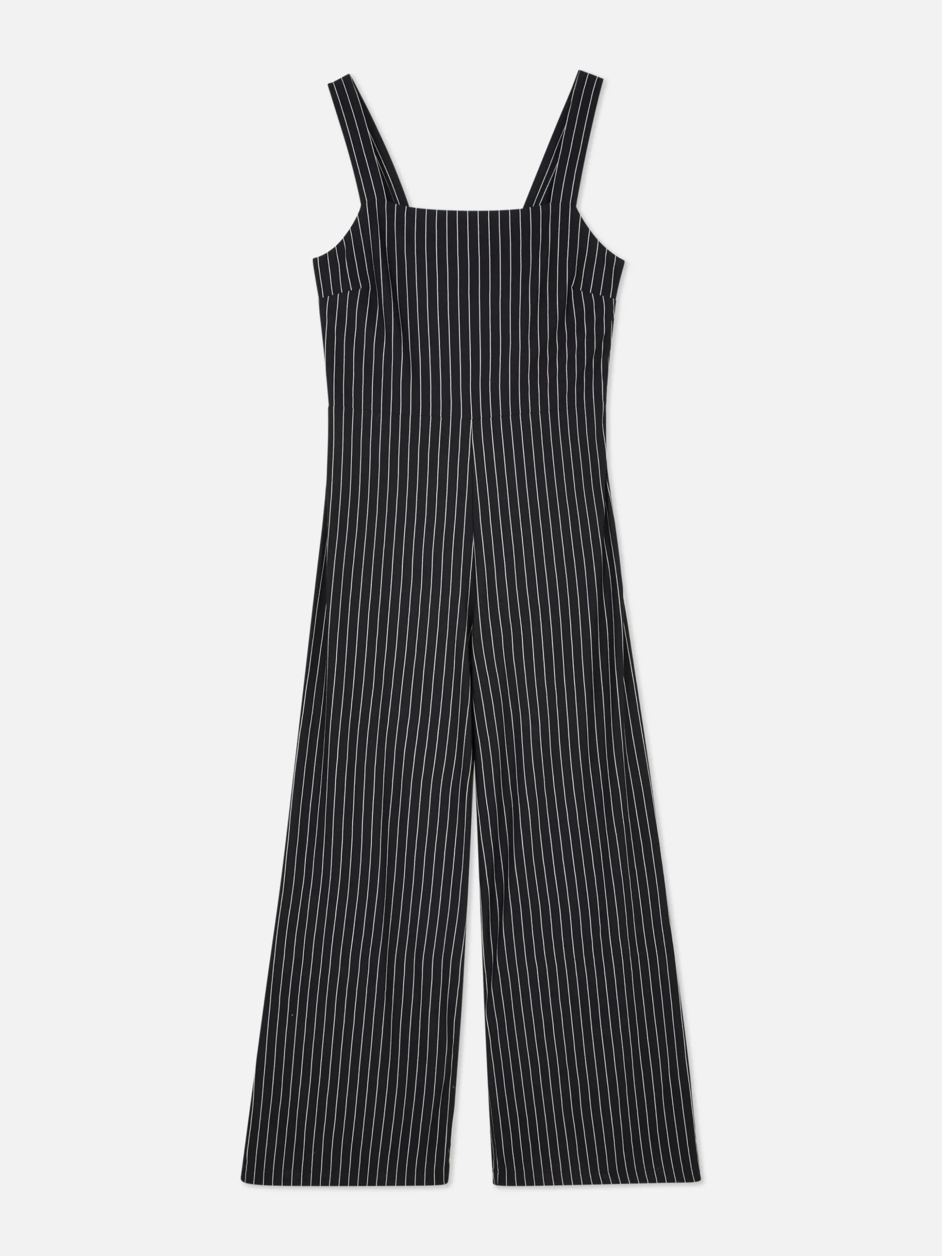 Gestreepte Mouwloze Jumpsuit