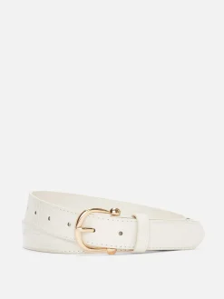 Getextureerde Riem Met Gesp