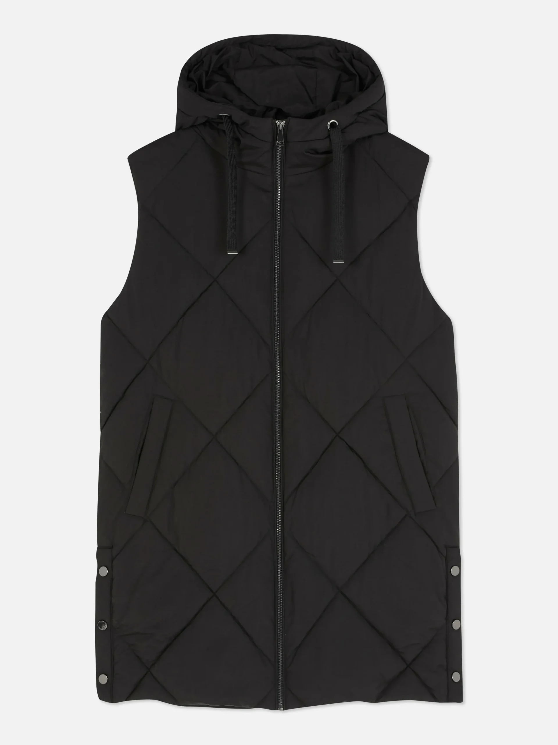 Gewatteerde Bodywarmer Met Capuchon