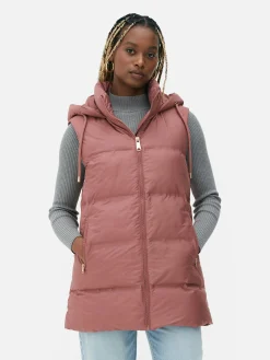 Gewatteerde Bodywarmer Met Capuchon