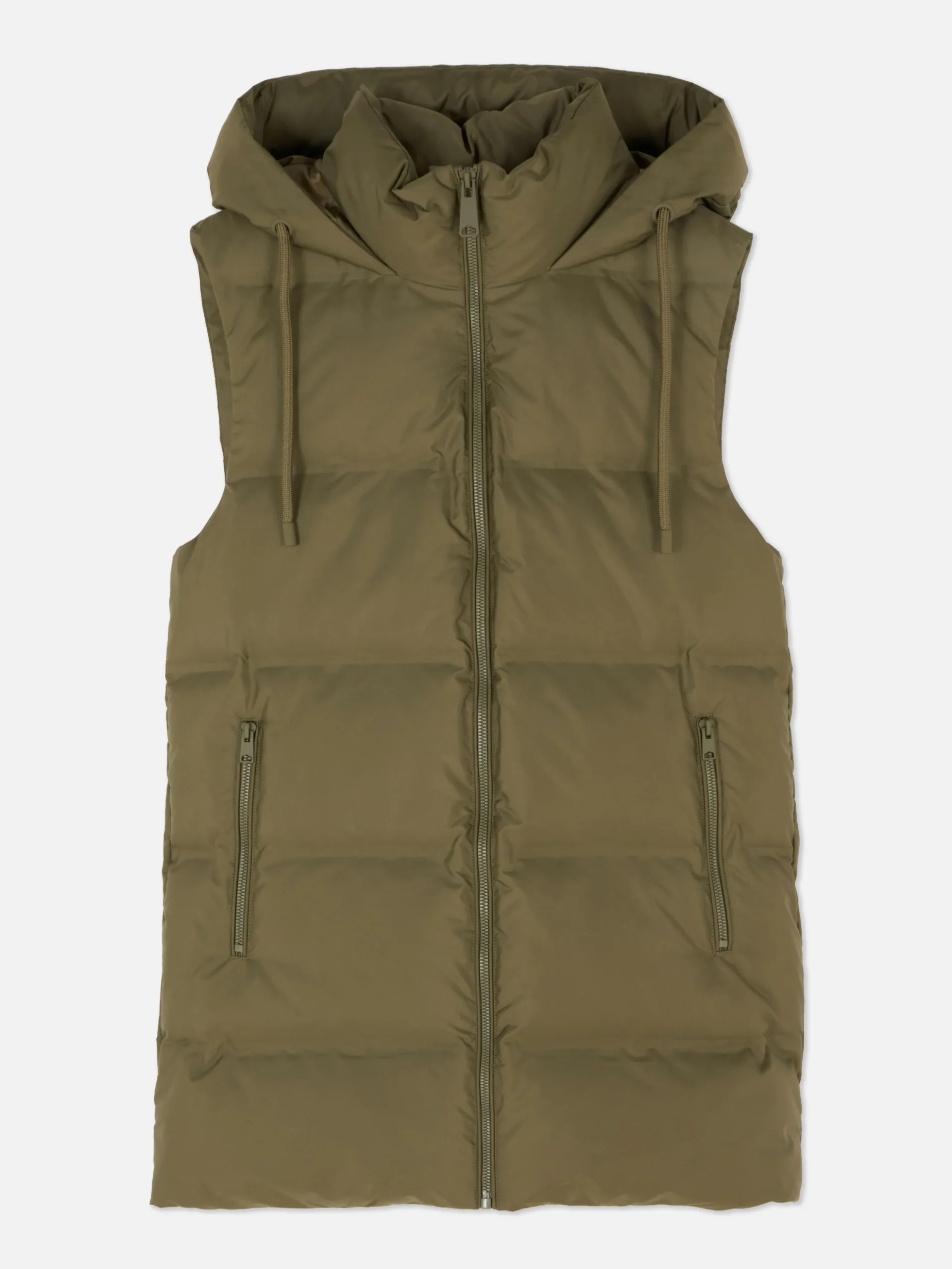 Gewatteerde Bodywarmer Met Capuchon