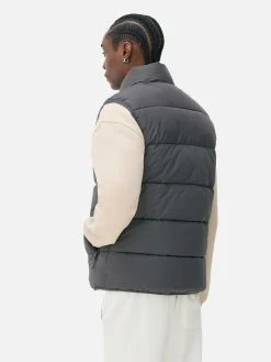 Gewatteerde Bodywarmer Met Zigzagstrepen
