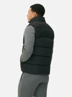 Gewatteerde Bodywarmer Met Zigzagstrepen