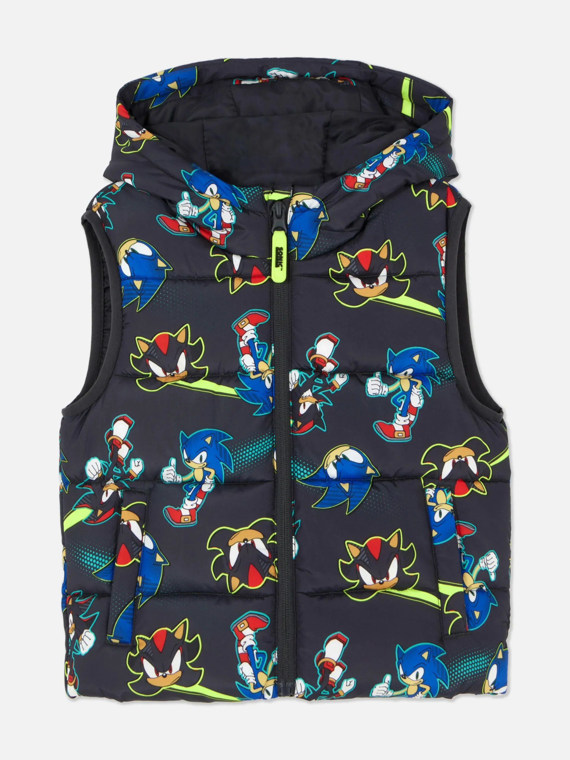 Gewatteerde Bodywarmer Sonic The Hedgehog En Shadow