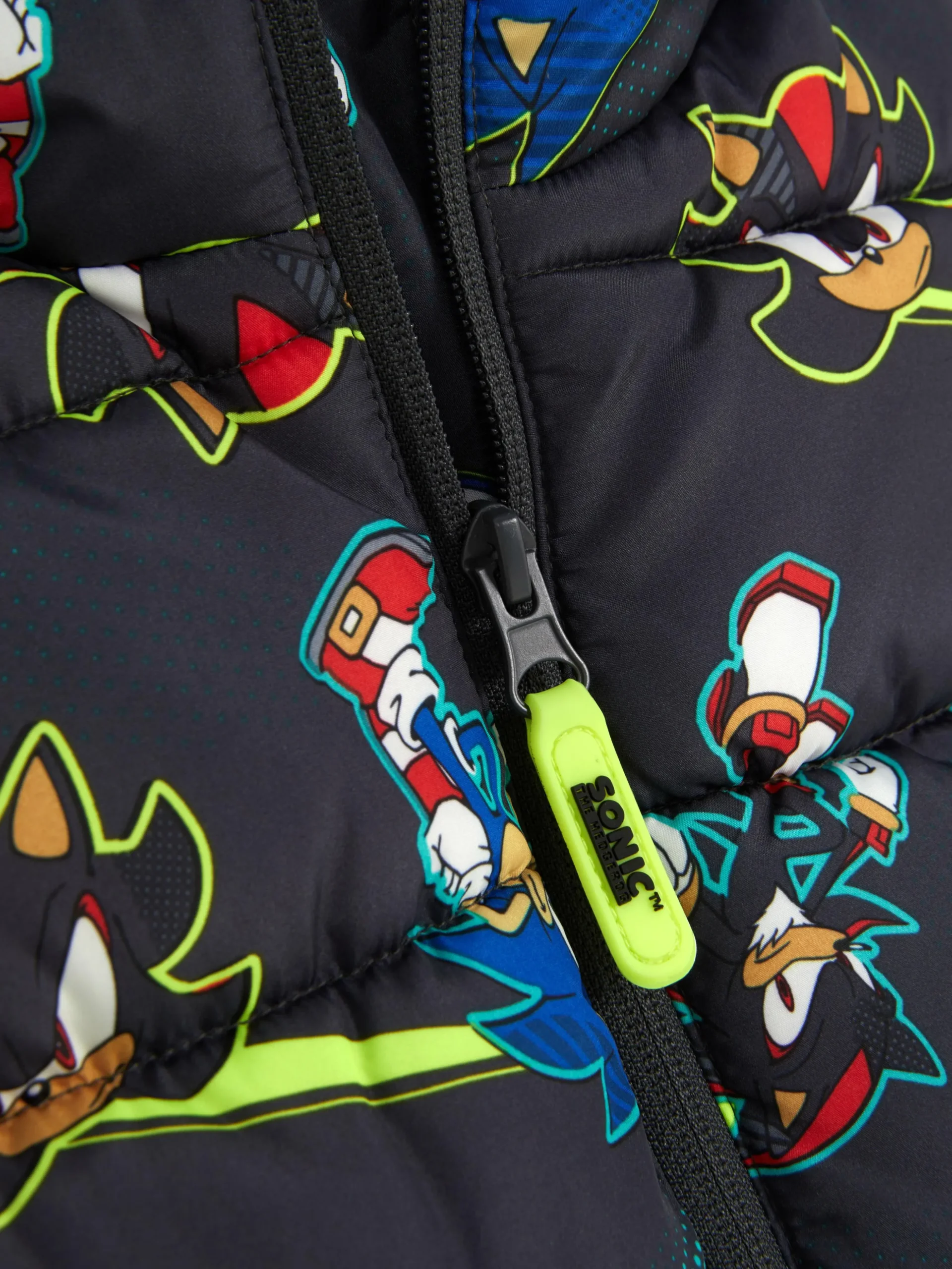 Gewatteerde Bodywarmer Sonic The Hedgehog En Shadow