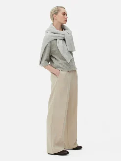 Geweven Joggingbroek Met Naaddetails