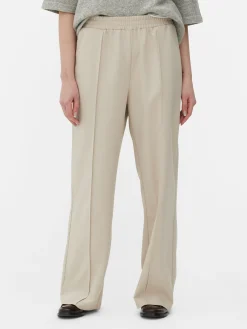 Geweven Joggingbroek Met Naaddetails