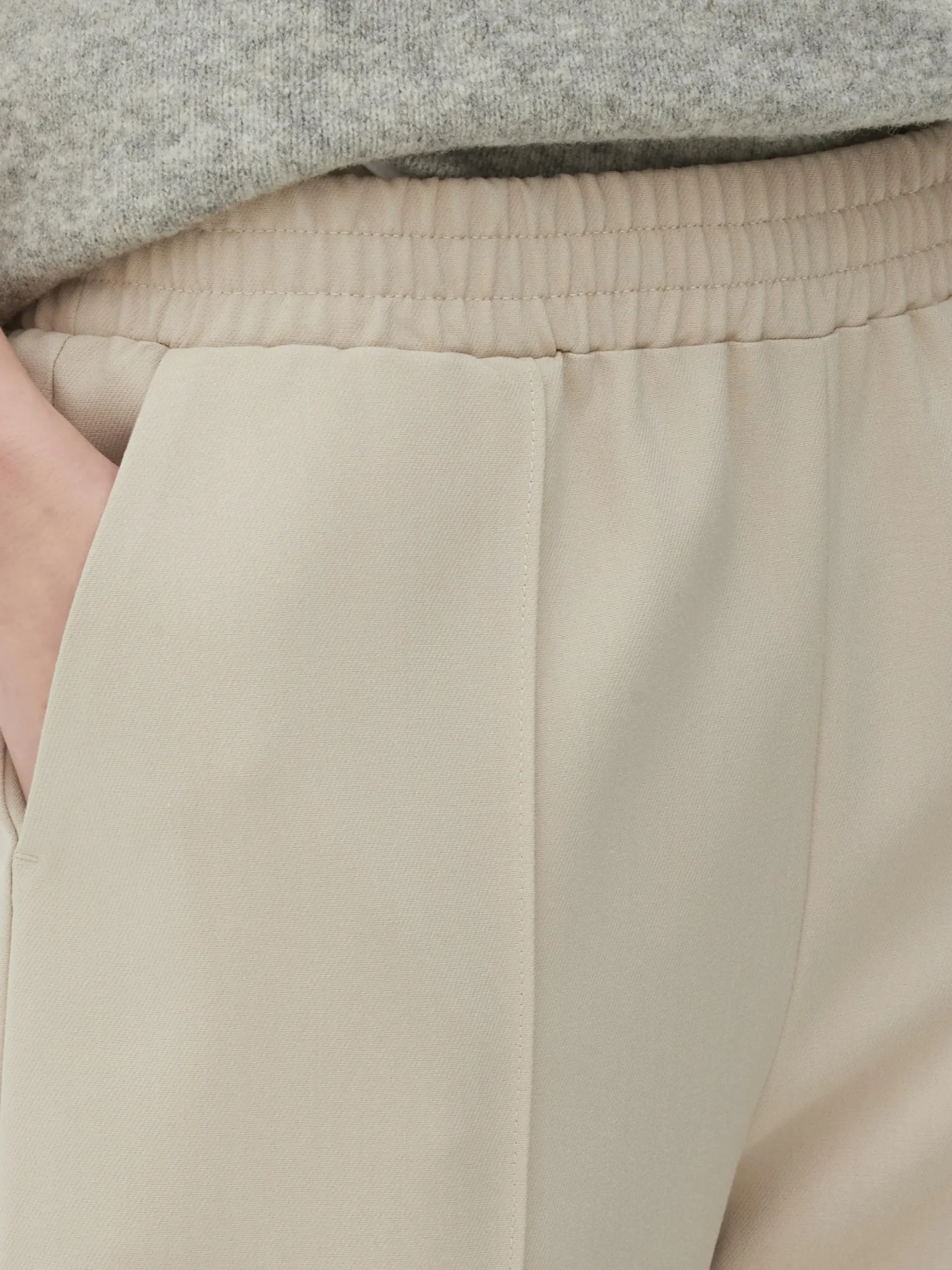 Geweven Joggingbroek Met Naaddetails