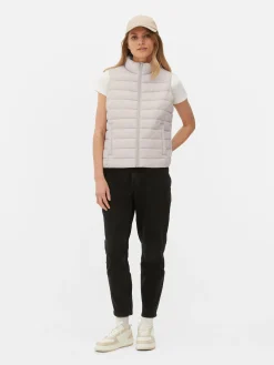 Gilet Met Opstaande Kraag