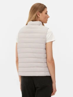 Gilet Met Opstaande Kraag