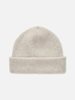 Grof Gebreide Beanie Met Omslag