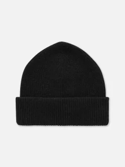 Grof Gebreide Beanie Met Omslag