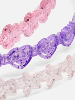 Haarband Met Glitters, Set Van 3