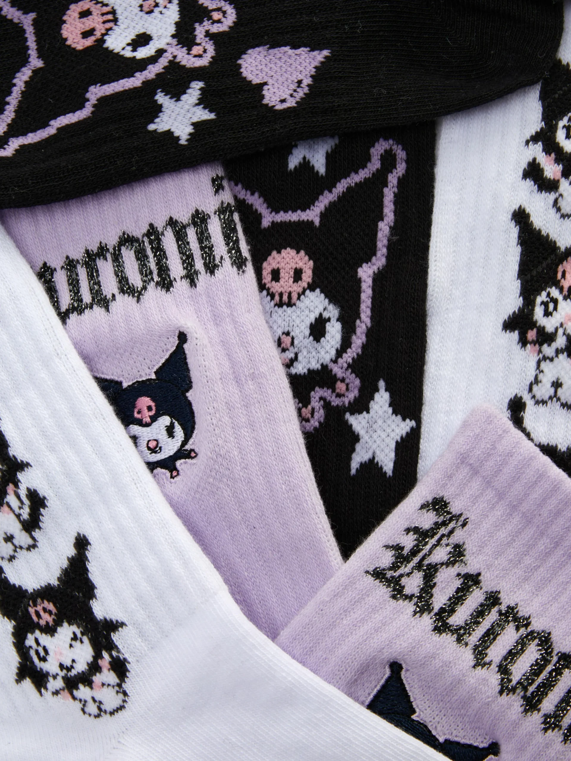 Halfhoge Sokken Hello Kitty Kuromi, 2 Paar