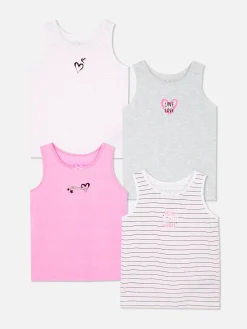 Hemdje Met Print, Set Van 4