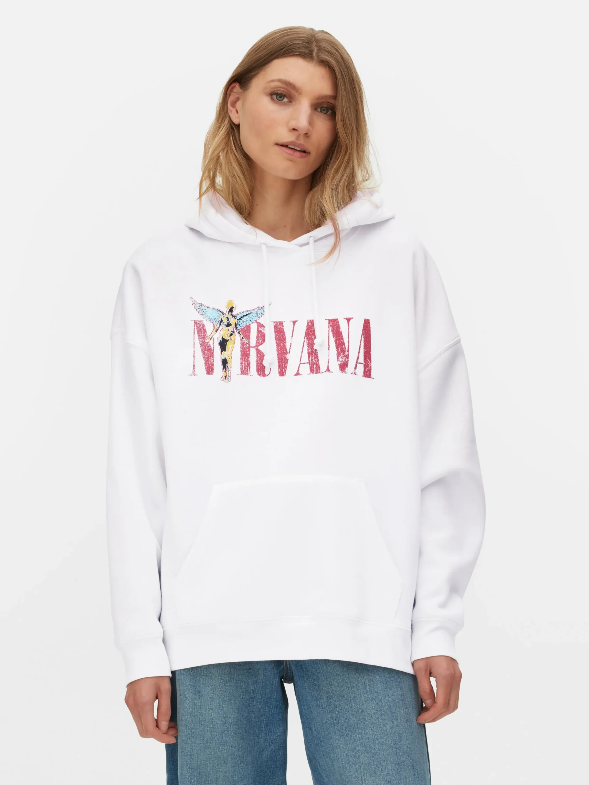 Hoodie Met Print Nirvana