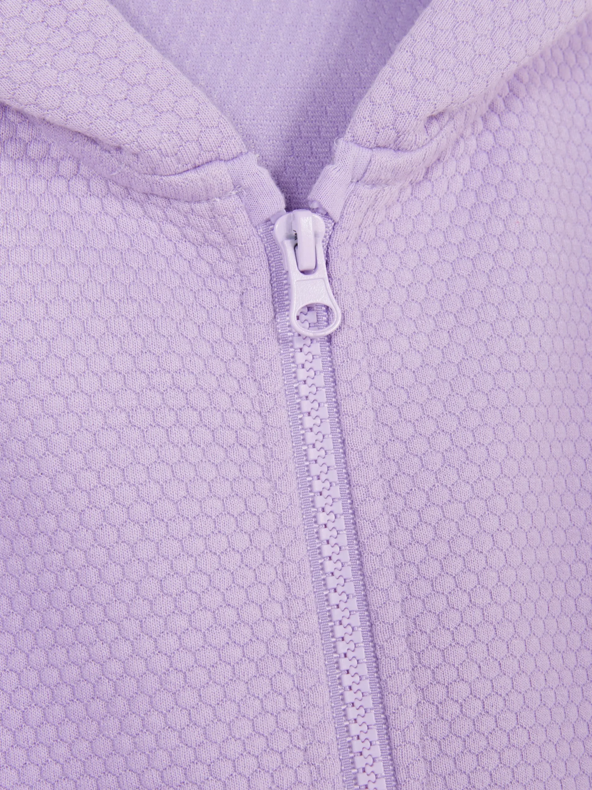 Hoodie Met Textuur En Rits