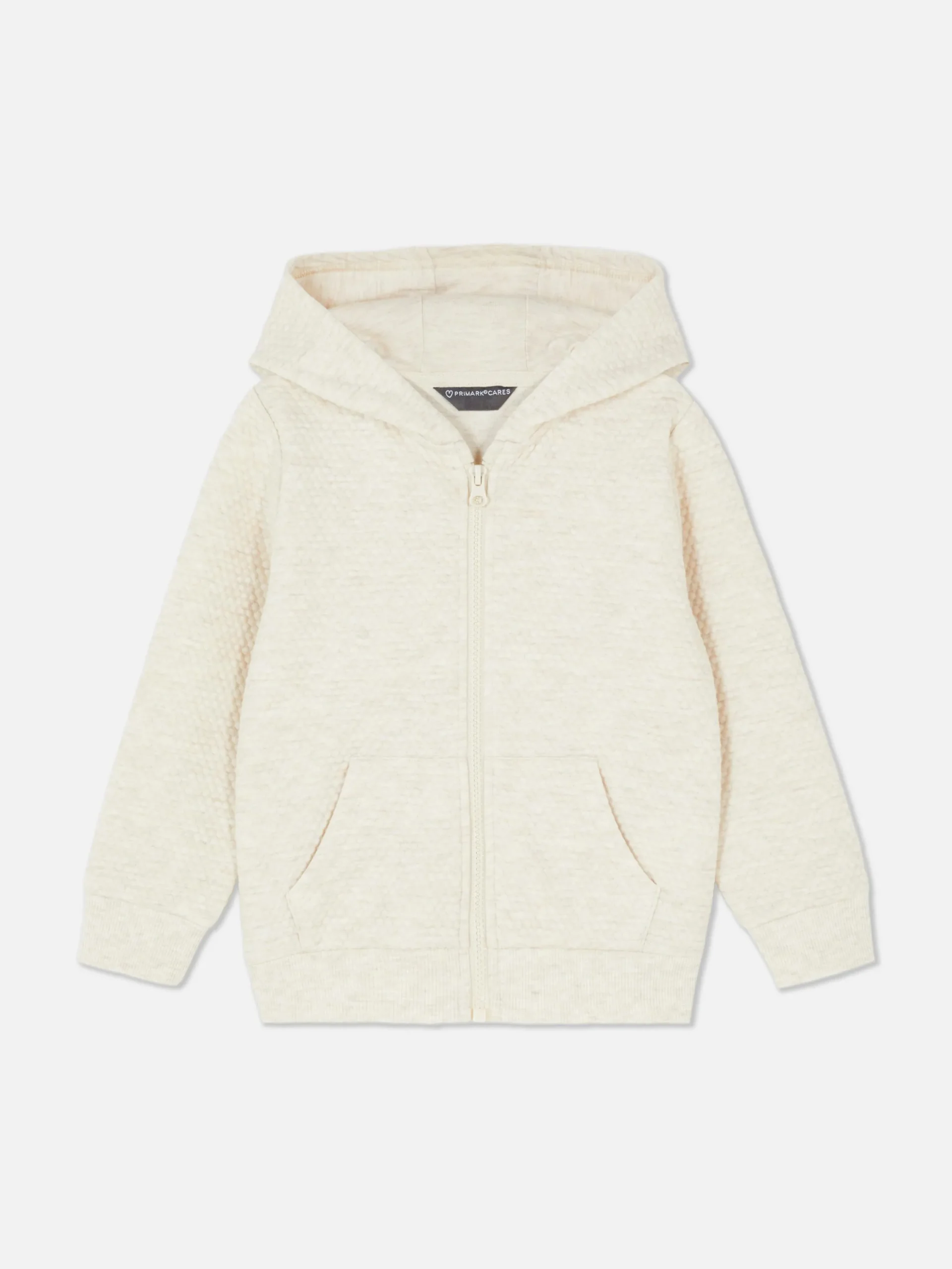 Hoodie Met Textuur En Rits
