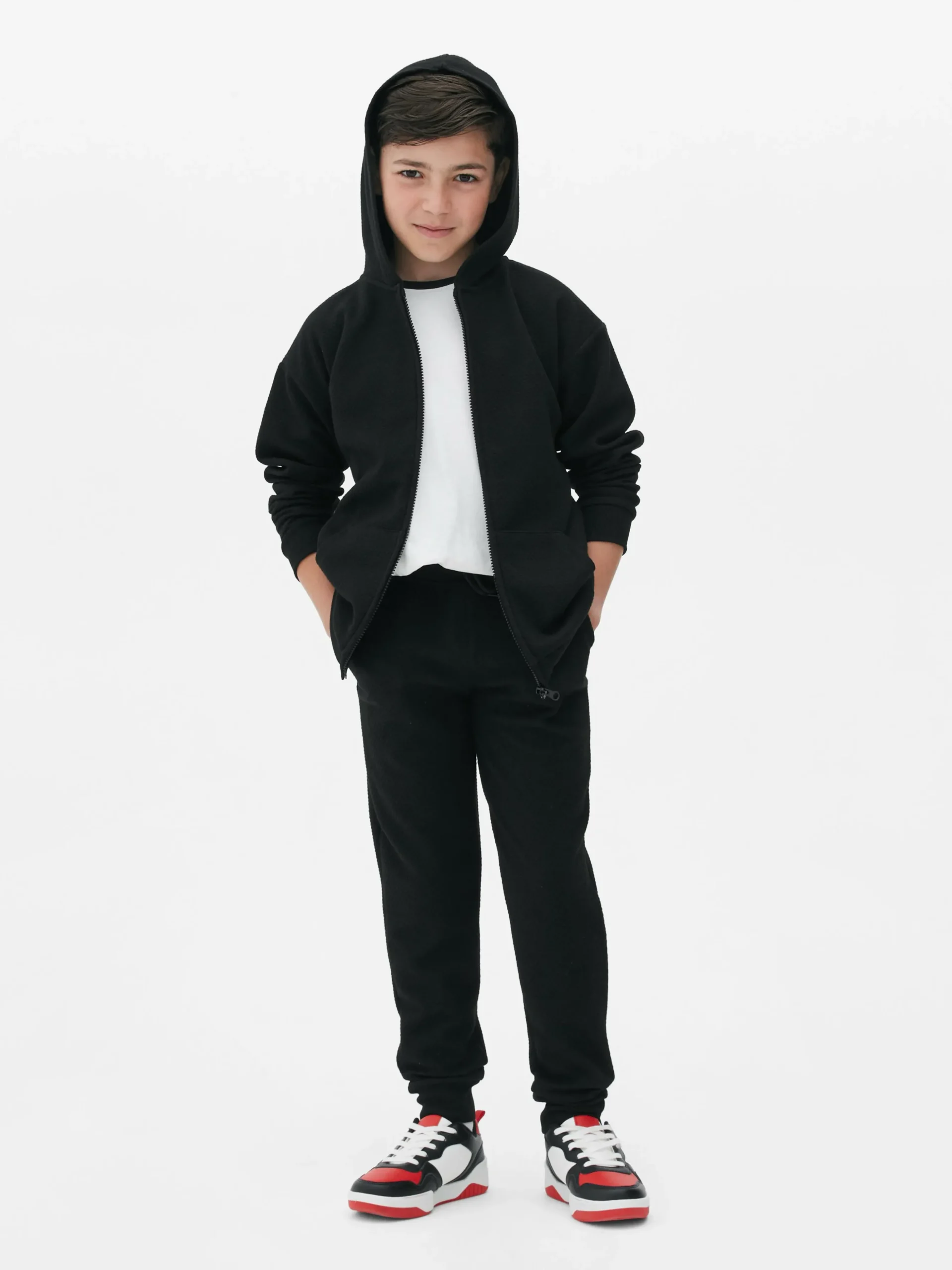 Hoodie Voor Oudere Jongens Met Textuur En Rits