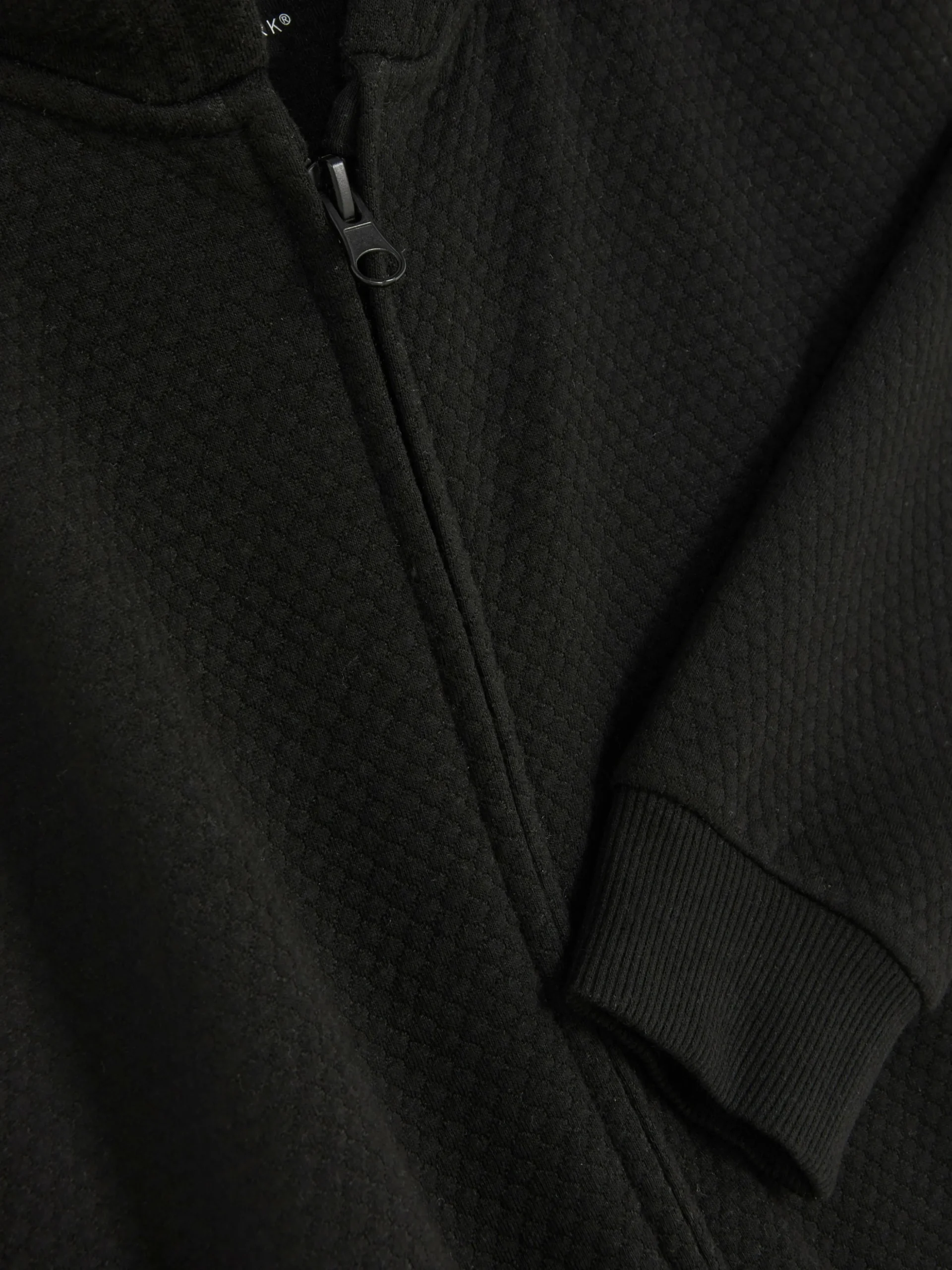 Hoodie Voor Oudere Jongens Met Textuur En Rits