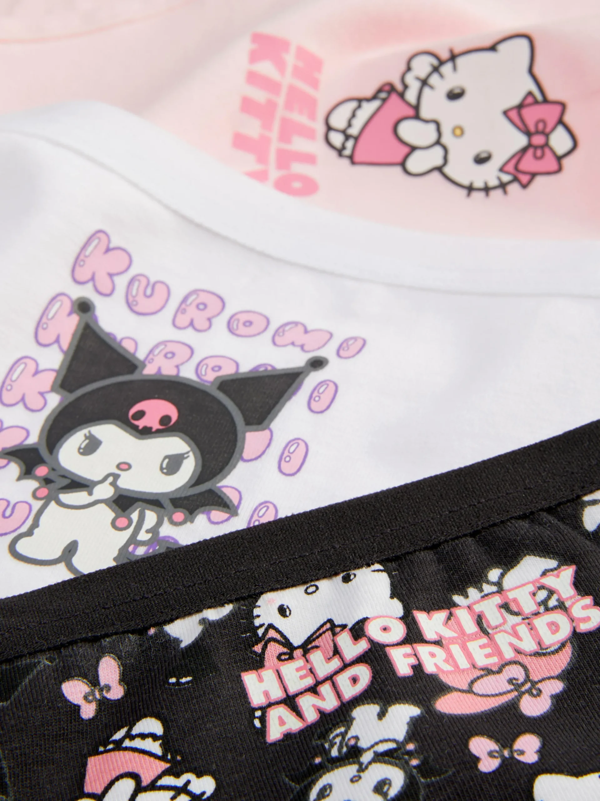 Hoog Uitgesneden Slips Hello Kitty, Set Van 3