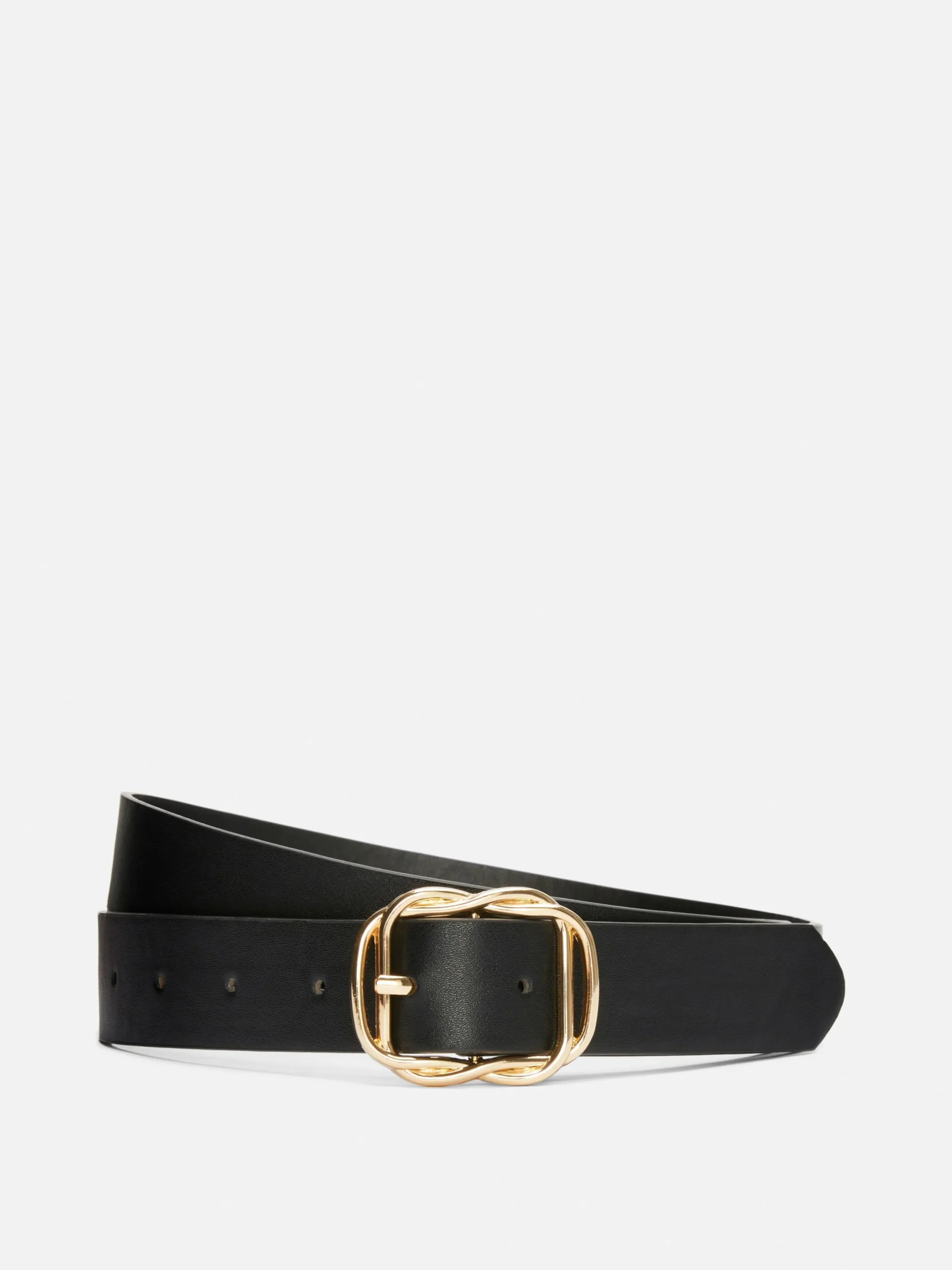 Imitatieleren Riem Met Gedraaide Gesp