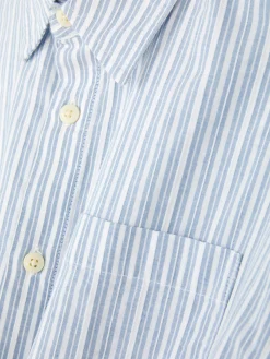Jacquard Gestreept Shirt Met Lange Mouwen