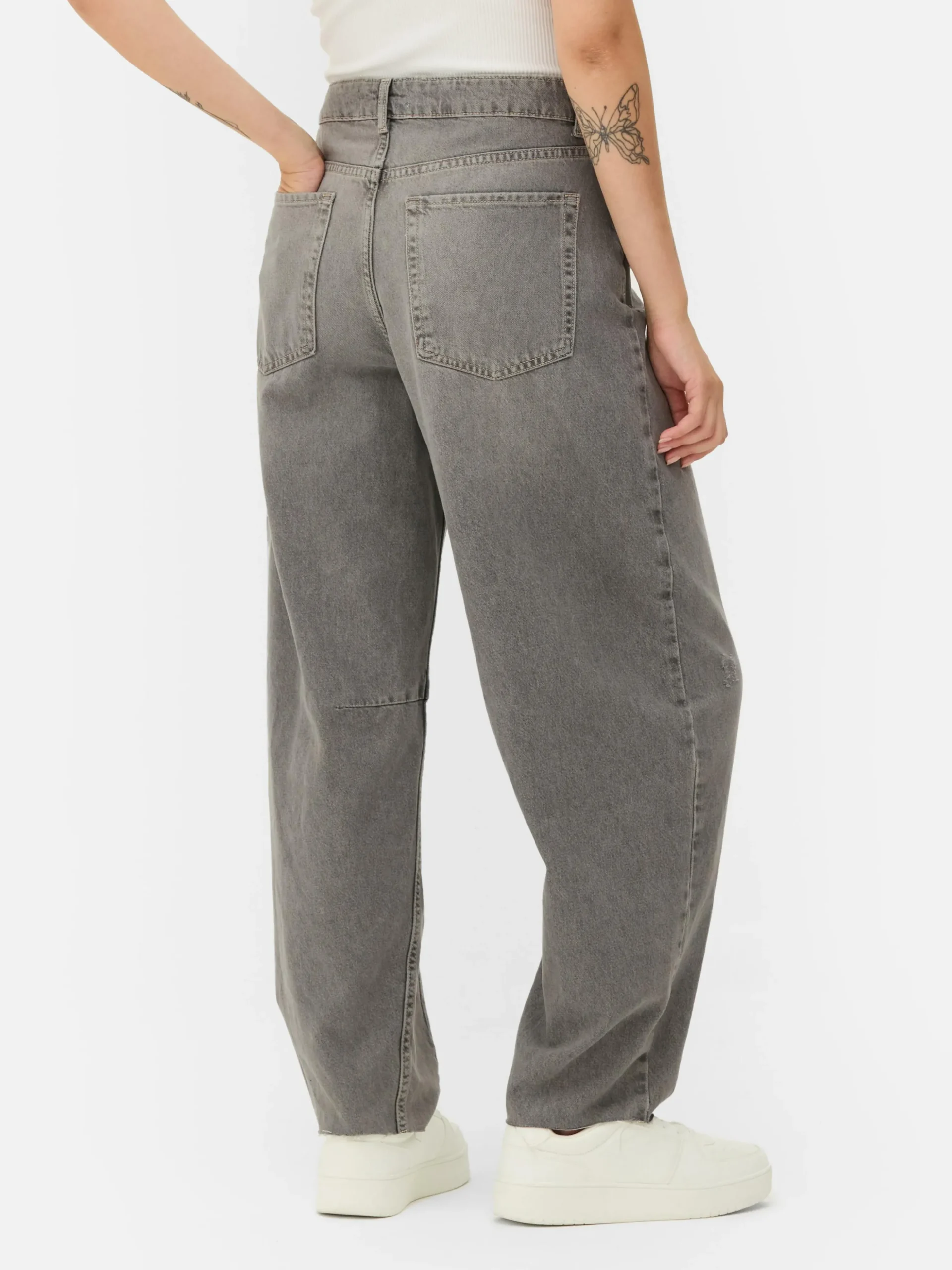 Jeans Met Barrel-pijpen