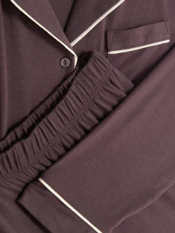 Jersey Boyfriend-pyjama Met Lange Mouwen