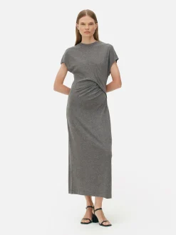 Jersey Jurk Met Twistdetail The Edit