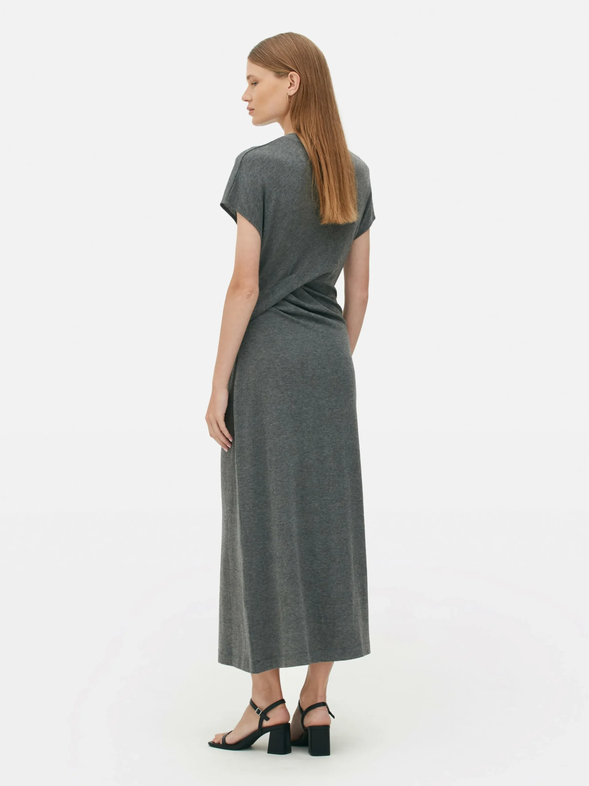 Jersey Jurk Met Twistdetail The Edit