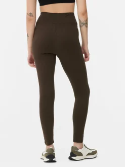 Jersey Legging Met Hoge Taille
